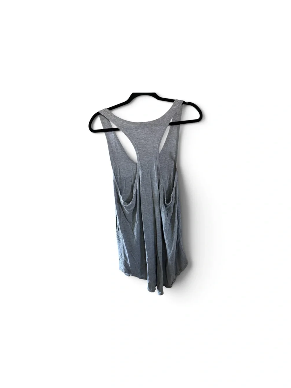 🐶Free People Gray Scoop Neck Racerback Tank